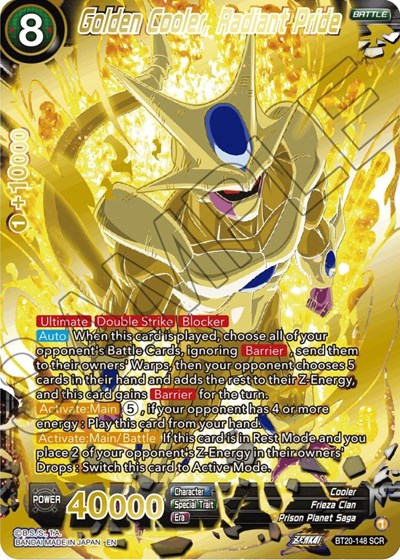 Golden Cooler, Radiant Pride BT20-148