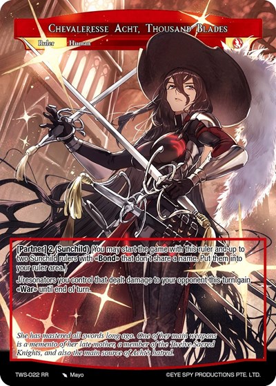 Chevaleresse Acht, Thousand Blades TWS-022 RR