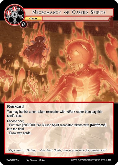 Necromancy of Cursed Spirits 