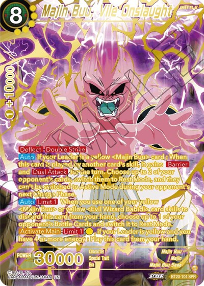 Majin Buu, Vile Onslaught BT20-104