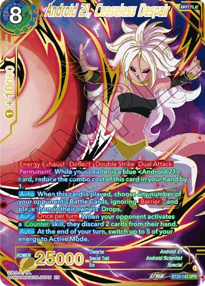 Android 21, Ceaseless Despair BT20-143