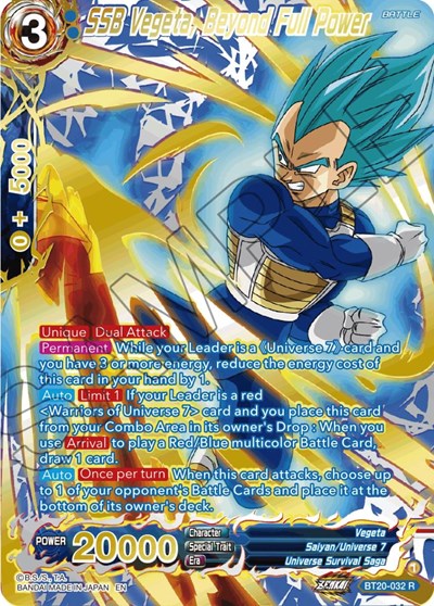SSB Vegeta, Beyond Full Power BT20-032