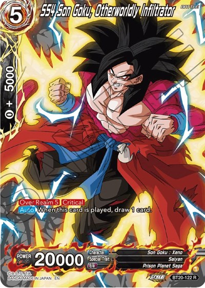 SS4 Son Goku, Otherworldly Infiltrator BT20-122