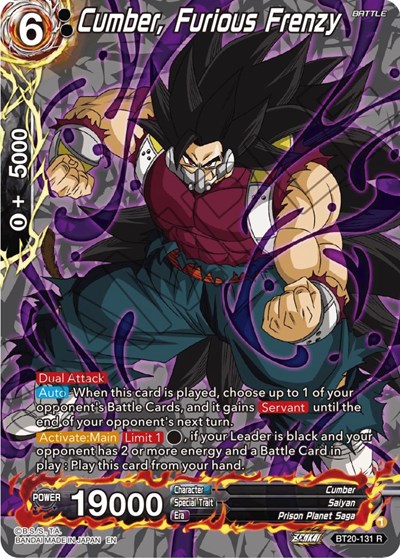 Cumber, Furious Frenzy BT20-131