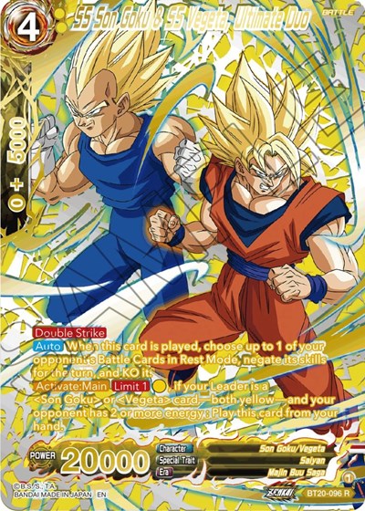 SS Son Goku & SS Vegeta, Ultimate Duo BT20-096