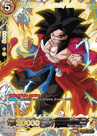 SS4 Son Goku, Otherworldly Infiltrator BT20-122