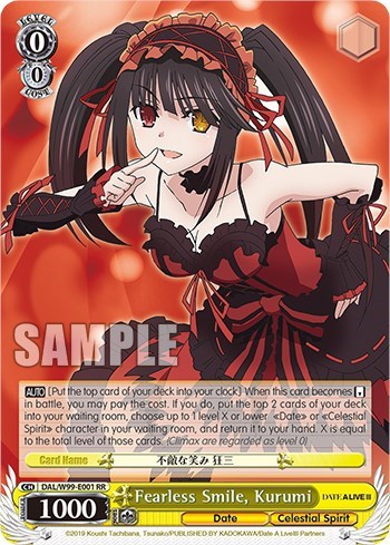 Fearless Smile, Kurumi DAL/W99-E001 RR