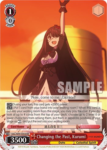 Changing the Past, Kurumi DAL/W99-E054 RR