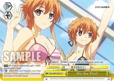 We Are First! DAL/W99-E025 CC