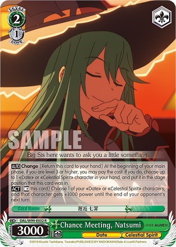 Chance Meeting, Natsumi DAL/W99-E032 R