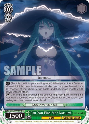 Can You Find Me? Natsumi DAL/W99-E045 C