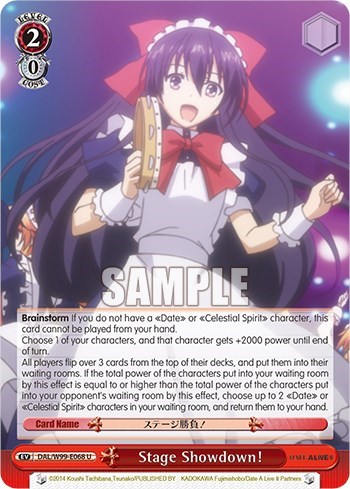 Stage Showdown! DAL/W99-E068 U