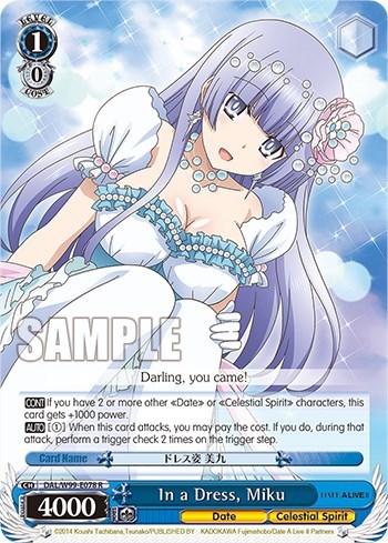 In a Dress, Miku DAL/W99-E078 R