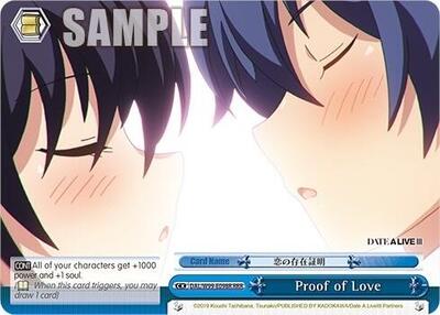 Proof of Love [DAL] DAL/W99-E098R RRR