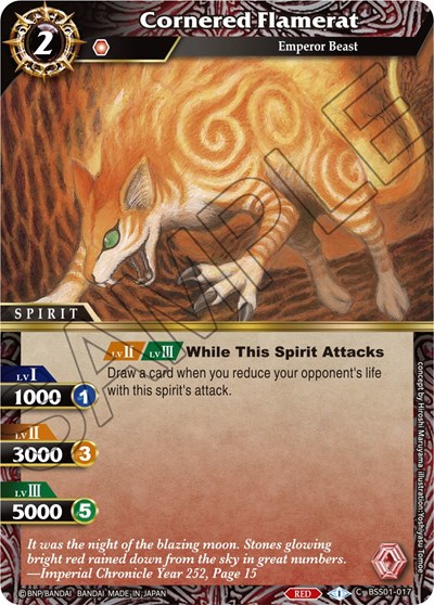 Cornered Flamerat BSS01-017