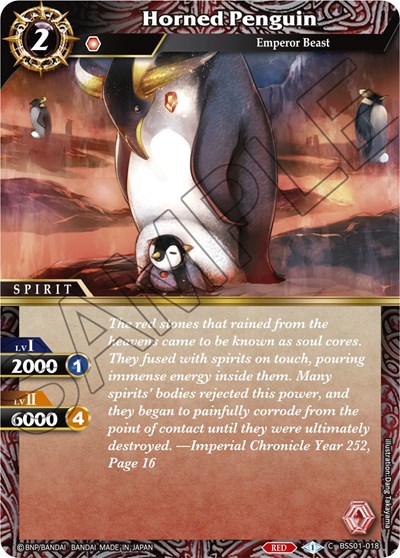 Horned Penguin BSS01-018