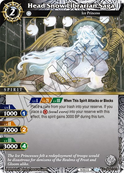 Head Snow Librarian Saga BSS01-072