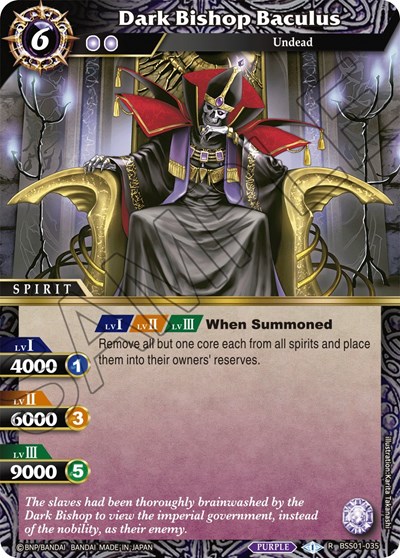 Dark Bishop Baculus BSS01-035 — Dawn of History