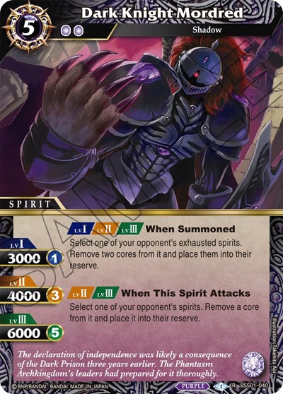 Dark Knight Mordred BSS01-040