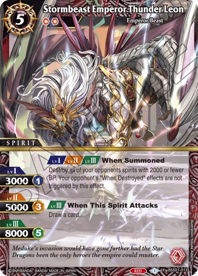 Stormbeast Emperor Thunder Leon BSS01-013