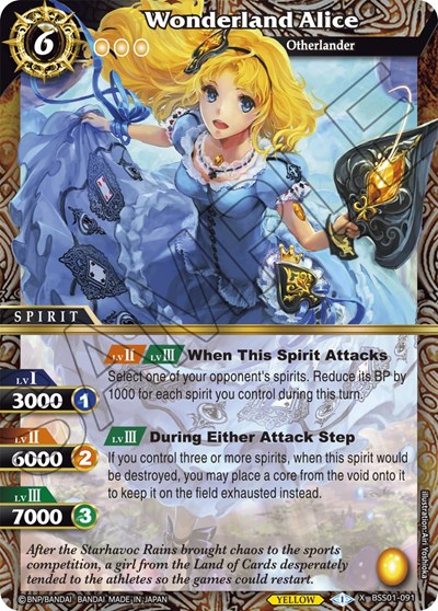 Wonderland Alice BSS01-091