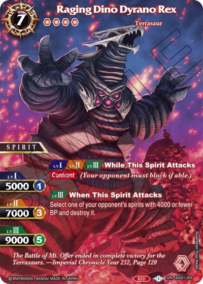 Raging Dino Dyrano Rex BSS01-009