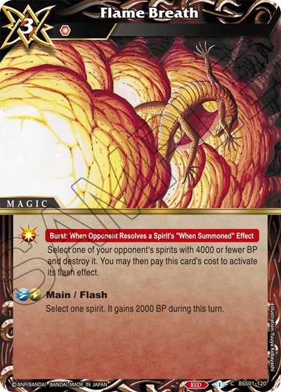 Flame Breath BSS01-120
