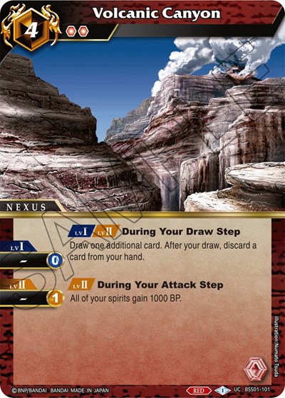 Volcanic Canyon BSS01-101