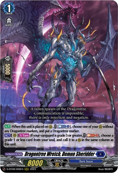 Dragontree Wretch, Demon Sheridder [D Format] D-BT09/006EN