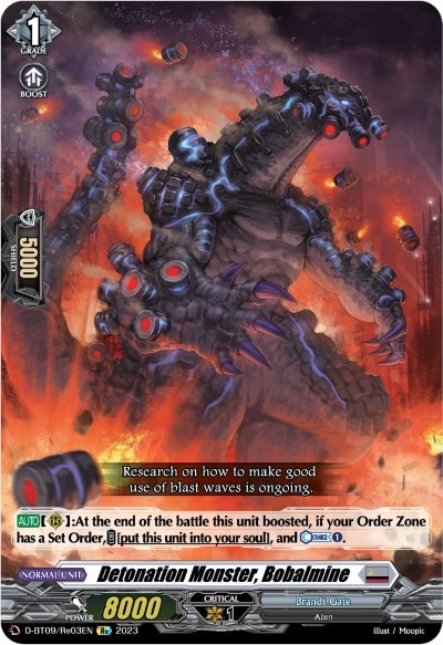 Detonation Monster, Bobalmine [D Format] D-BT09/Re03EN