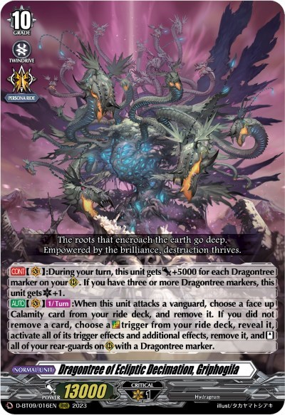 Dragontree of Ecliptic Decimation, Griphogila [D Format] D-BT09/016EN