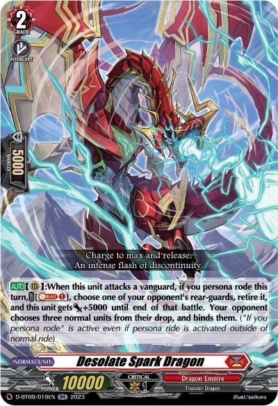 Desolate Spark Dragon [D Format] D-BT09/019EN