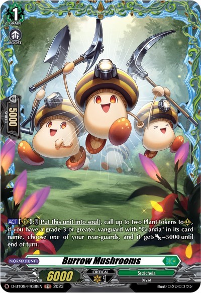 Burrow Mushrooms [D Format] D-BT09/FR38EN