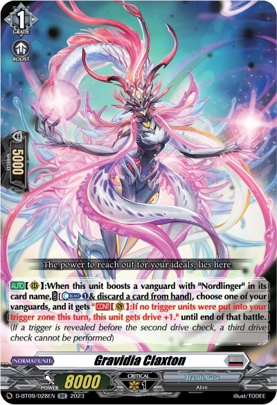 Gravidia Claxton [D Format] D-BT09/028EN
