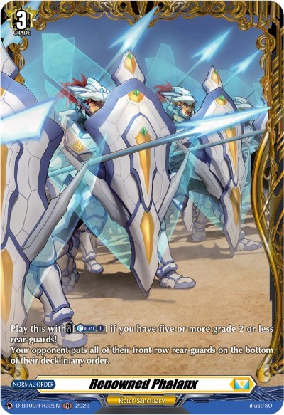 Renowned Phalanx [D Format] D-BT09/FR32EN