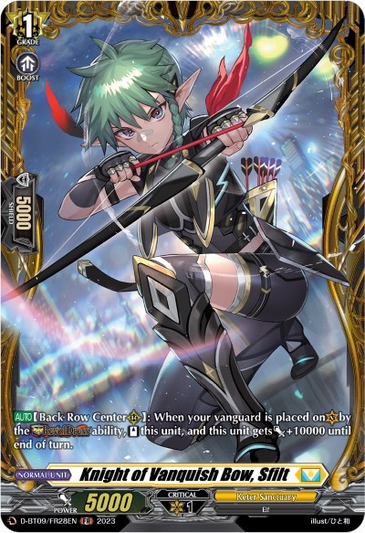 Knight of Vanquish Bow, Sfilt [D Format] D-BT09/FR28EN