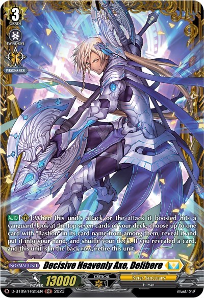 Decisive Heavenly Axe, Delibere [D Format] D-BT09/FR25EN