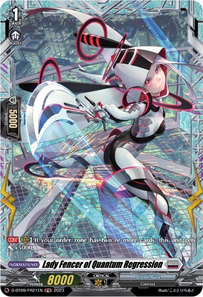 Lady Fencer of Quantum Regression [D Format] D-BT09/FR21EN