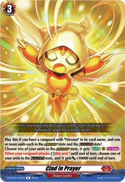 Clad in Prayer [D Format] D-BT09/040EN