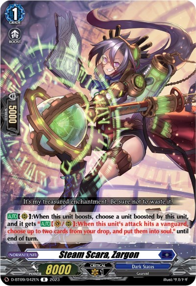 Steam Scara, Zargon [D Format] D-BT09/042EN
