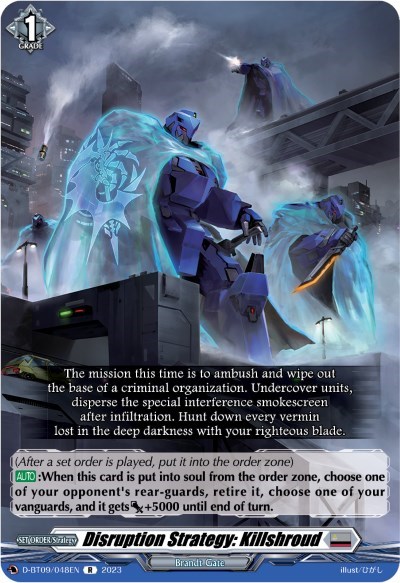 Disruption Strategy: Killshroud [D Format] D-BT09/048EN