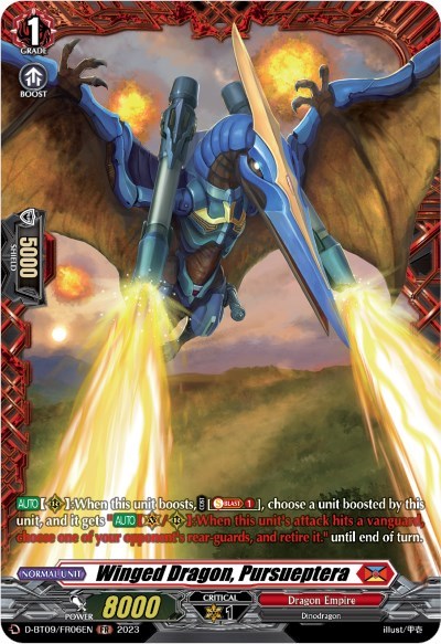 Winged Dragon, Pursueptera [D Format] D-BT09/FR06EN