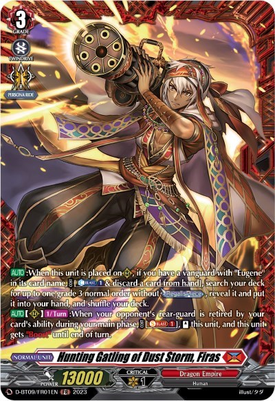 Hunting Gatling of Dust Storm, Firas [D Format] D-BT09/FR01EN