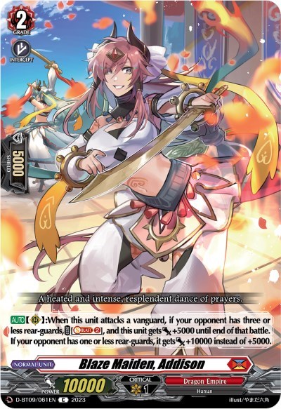 Blaze Maiden, Addison [D Format] D-BT09/061EN