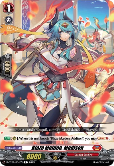 Blaze Maiden, Madison [D Format] D-BT09/064EN