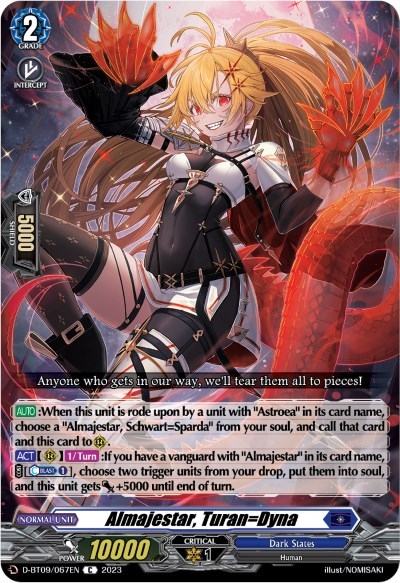 Almajestar, Turan=Dyna [D Format] D-BT09/067EN