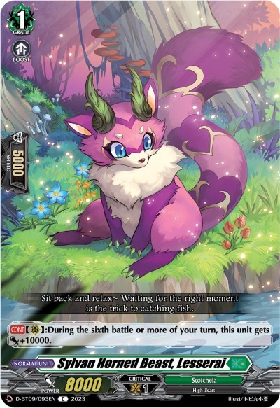 Sylvan Horned Beast, Lesserai [D Format] D-BT09/093EN