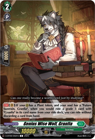Genius Wise Wolf, Granfia [D Format] D-BT09/092EN