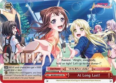 At Long Last! — BanG Dream! Girls Band Party! 5th Anniversary