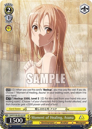 Moment of Healing, Asuna SAO/S100-E013S SR